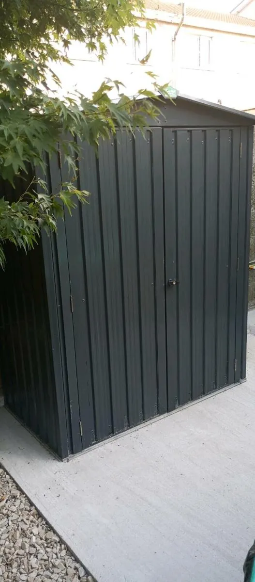 Compact Metal Garden Shed - Image 1