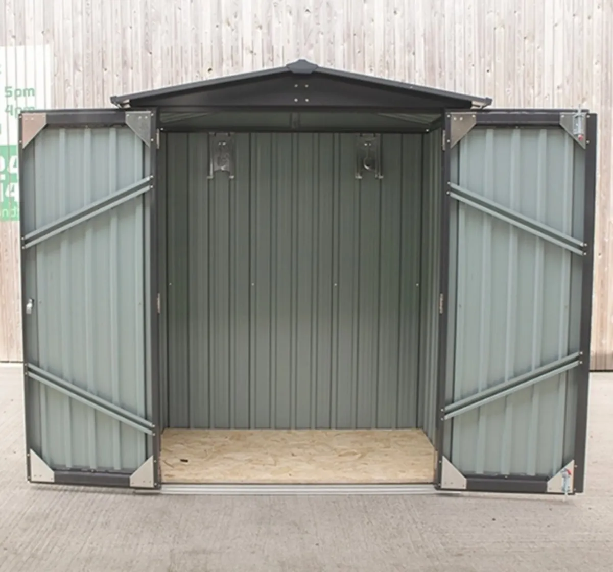 Compact Metal Garden Shed - Image 4