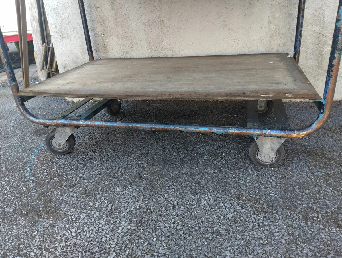Vintage Factory Trolley - Image 3