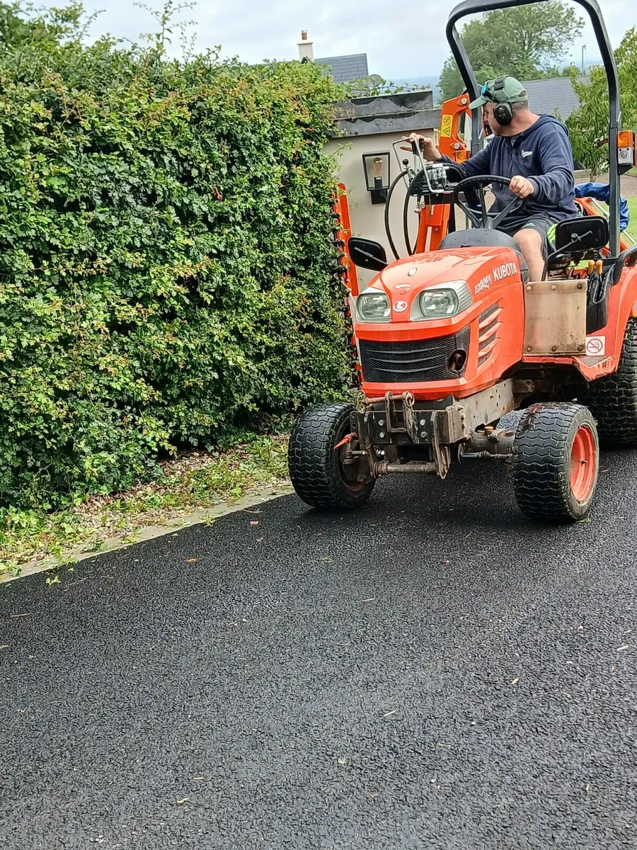 Compact Tractor Hedge trimming Service - Image 1