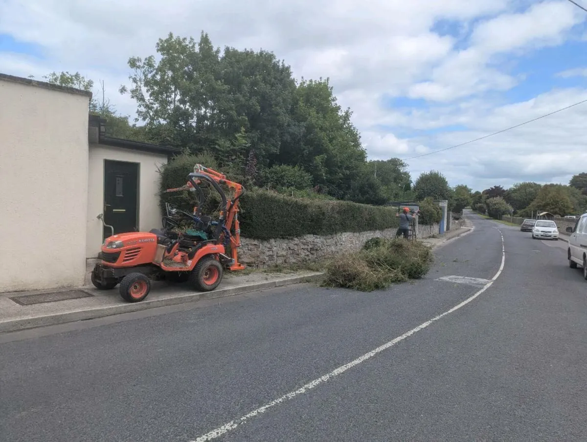 Compact Tractor Hedge trimming Service - Image 2