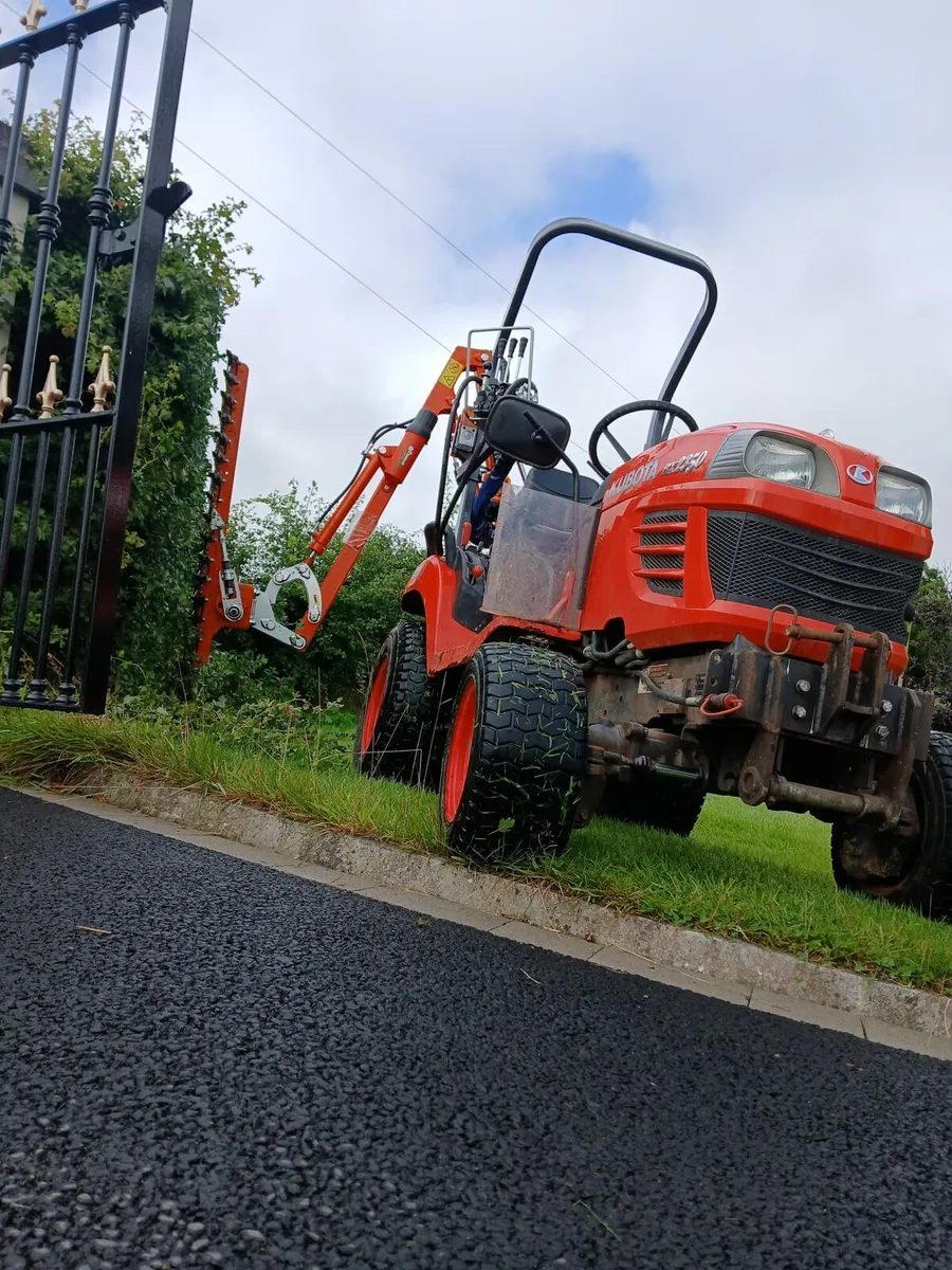 Compact Tractor Hedge trimming Service - Image 4