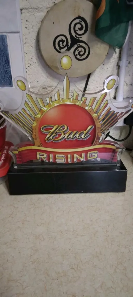 Budweiser bar sign - Image 1