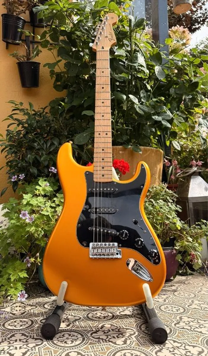 Fender FSR Standard Satin Stratocaster - Blaze Gold - Image 1