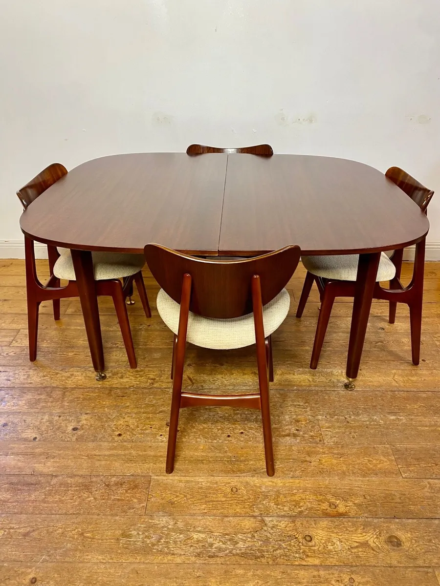 Mid Century G Plan Librenza Table & Chairs - Image 2