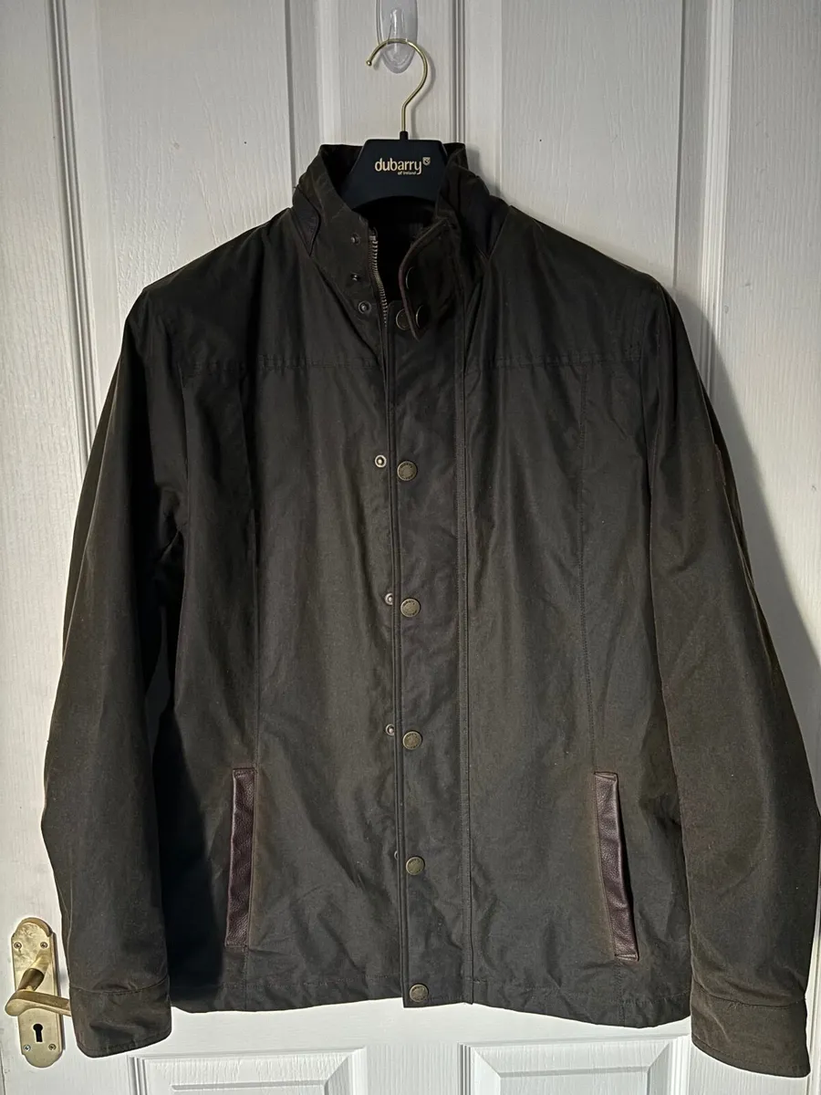 Carrickfergus Men's Waxed Cotton Jacket - Olive - Image 3
