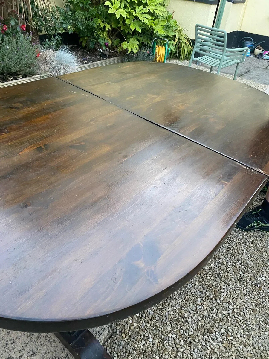mahogany dining room table - Image 4