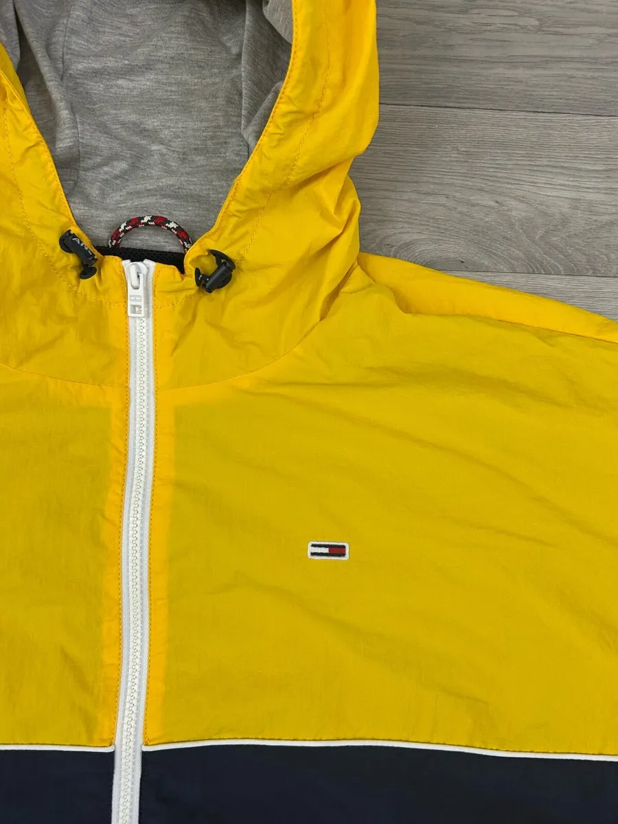 Tommy Hilfiger Windbreaker Hooded Jacket Mens M - Image 3
