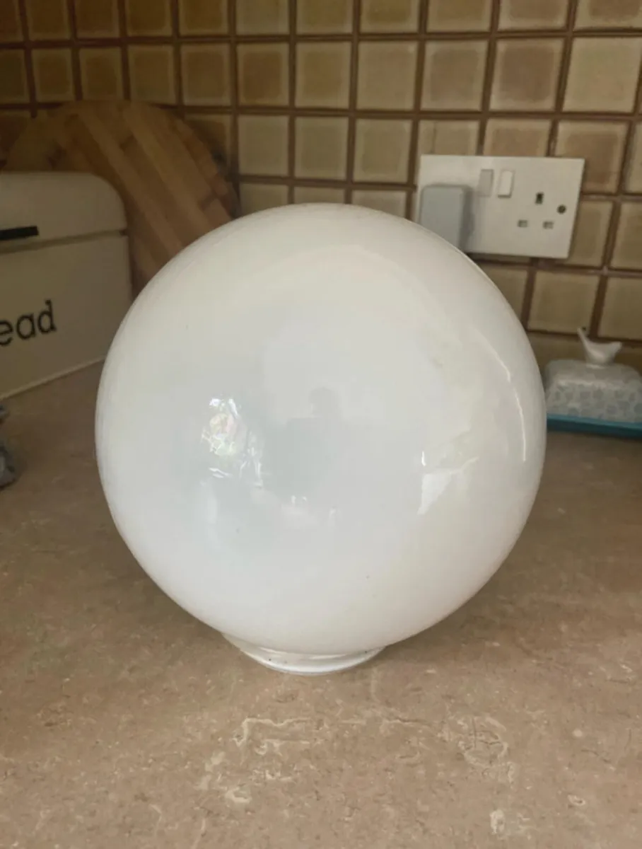 Glass cylinder light shade x 6