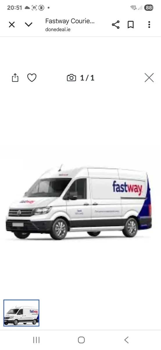 Fastway courier Leixlip