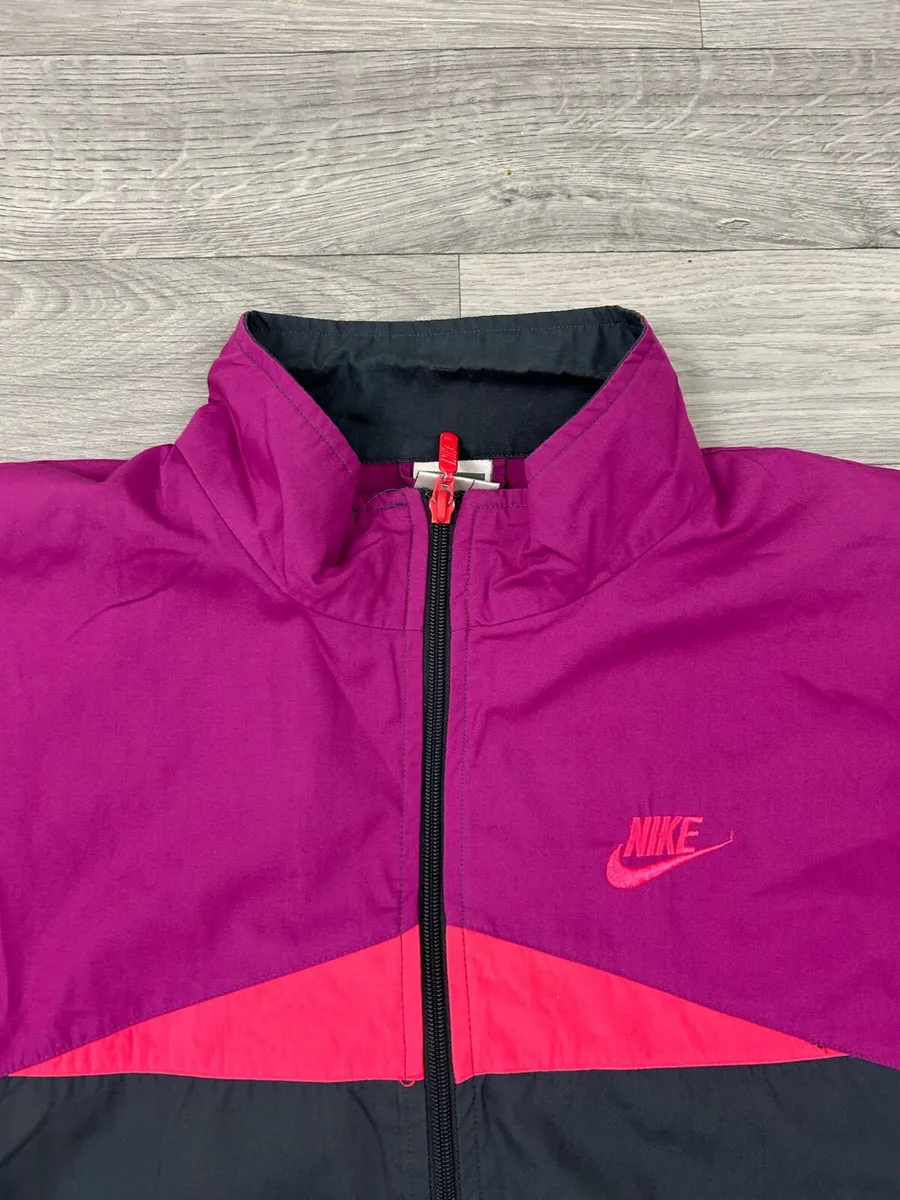 Vintage 80/90s Nike Track Jacket Mens Large - Image 3