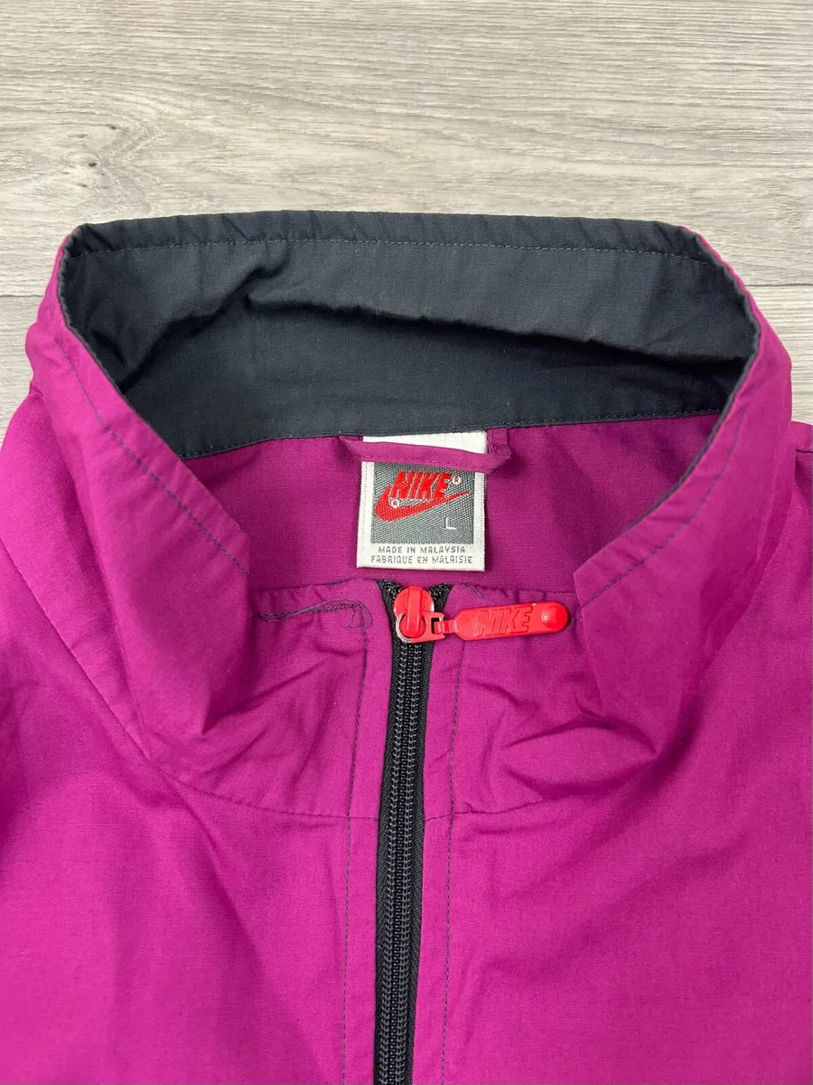 Vintage 80/90s Nike Track Jacket Mens Large - Image 4