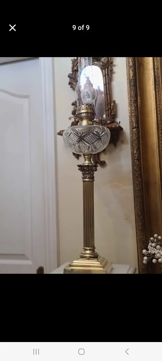 Victorian oil lamps - Image 1