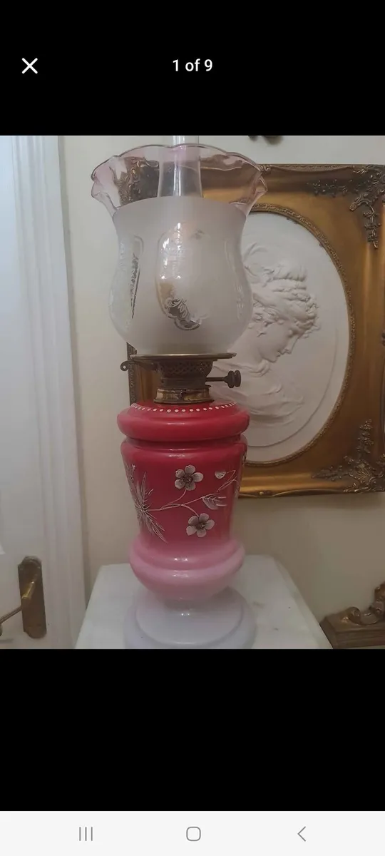 Victorian oil lamps - Image 3
