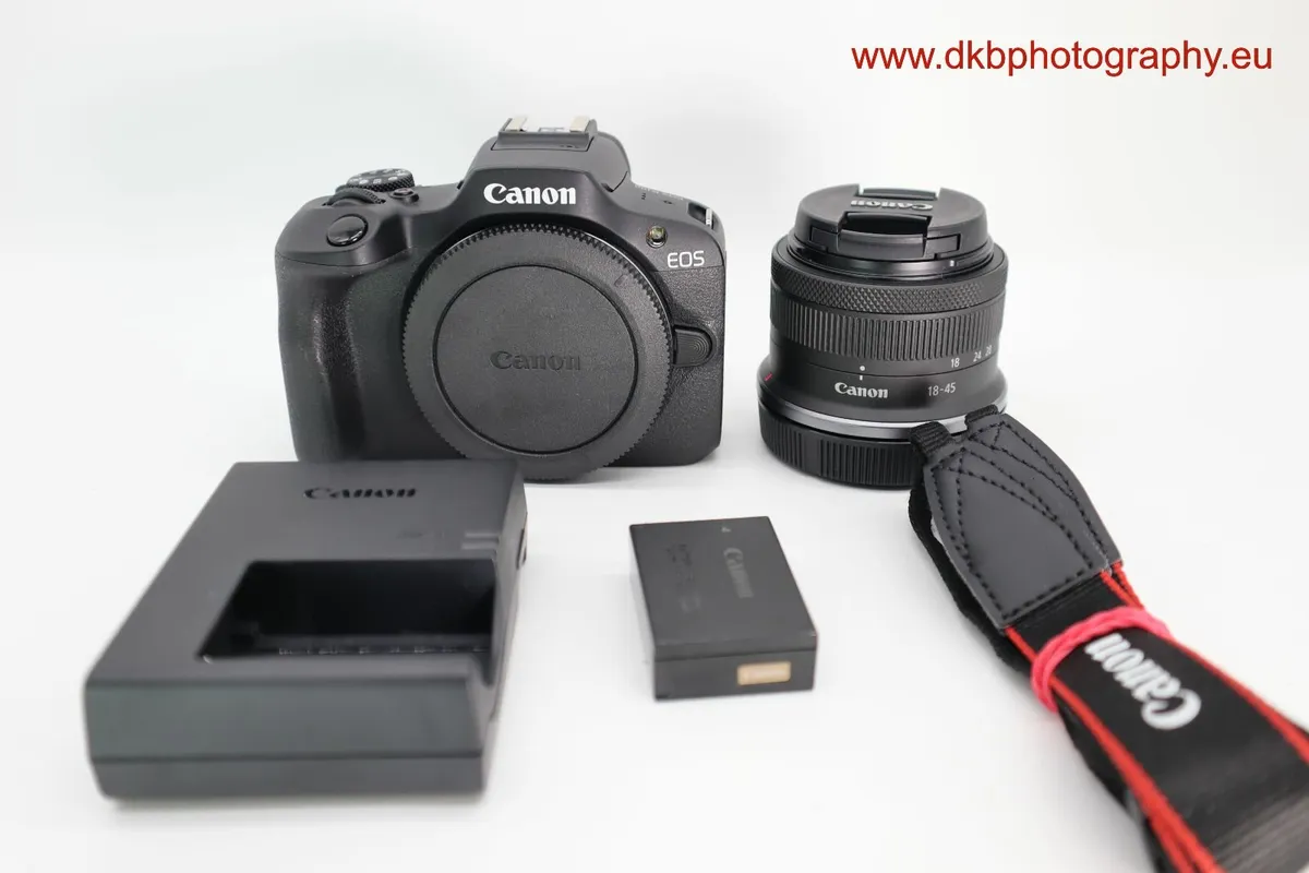 CANON EOS R100 CAMERA & RF-S 18-45 F4.5-6.3 IS STM - Image 1