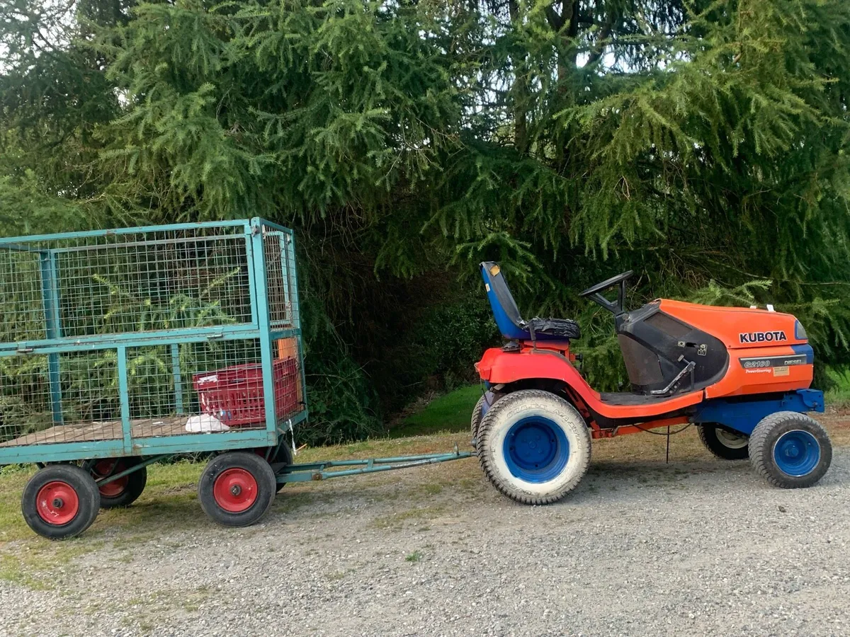 Kubota lawn tractor + trailer NO deck .gorey area - Image 2