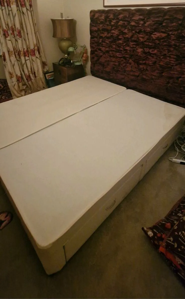 Respa Superking Divan Base 2 Drawers - Image 1