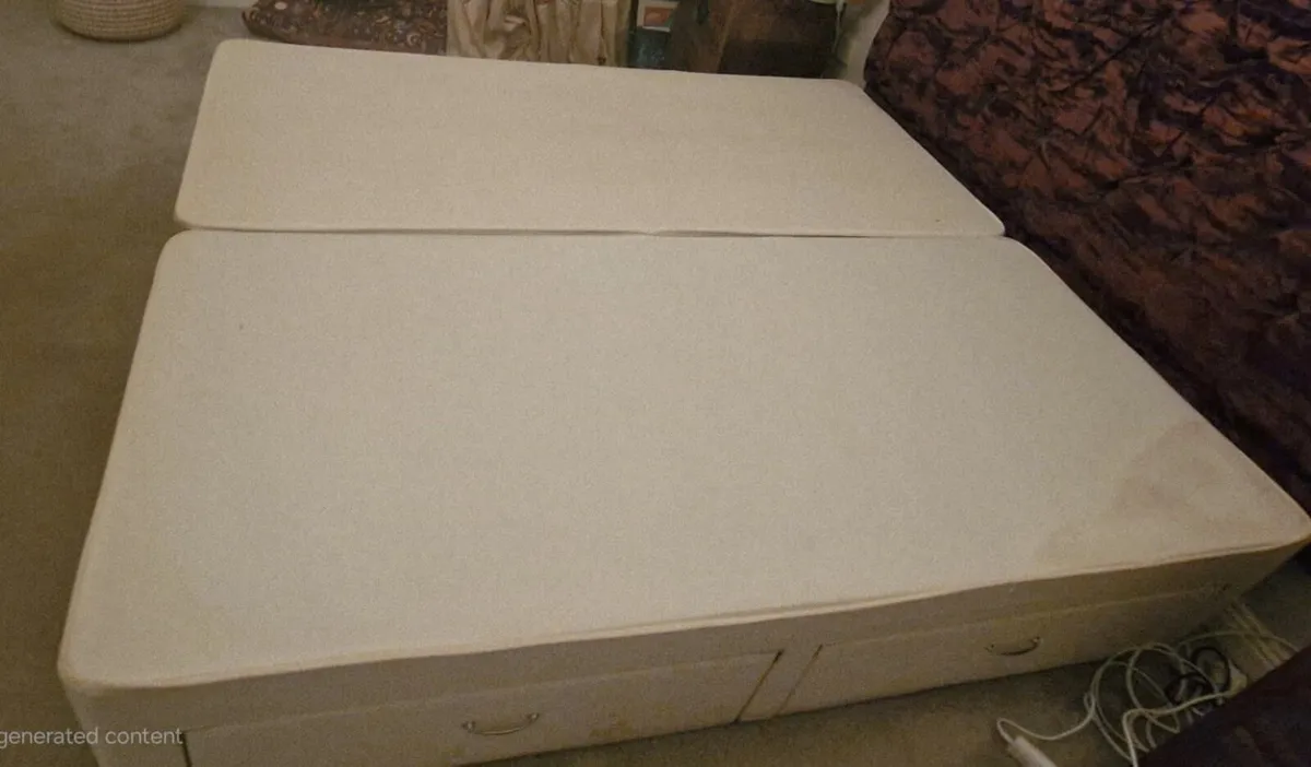 Respa Superking Divan Base 2 Drawers - Image 2