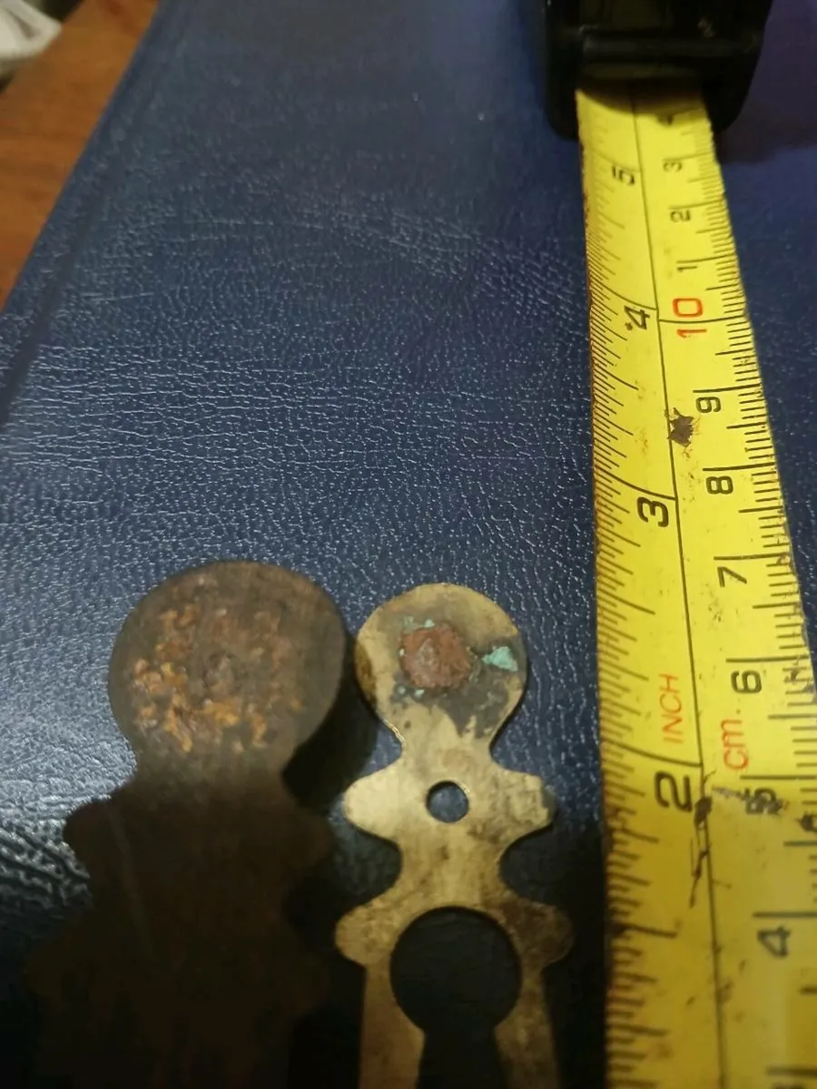 Antique Timber Door Escutcheons - Image 3