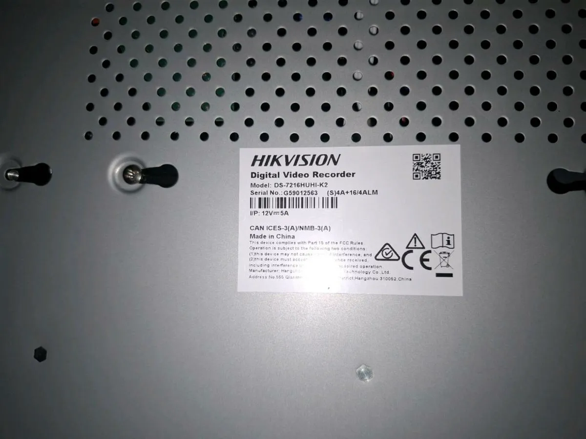 HIKVISION DIGITAL VIDEO RECORDER. - Image 2
