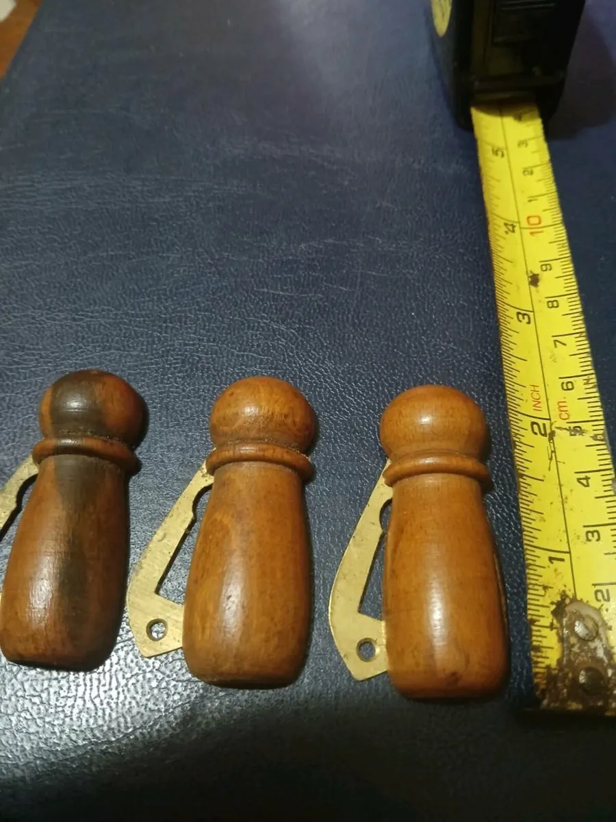Vintage Timber Escutcheons - Image 1