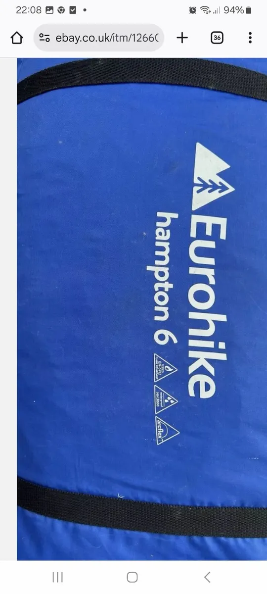 Eurohike Hampton 6 person tent - Image 3