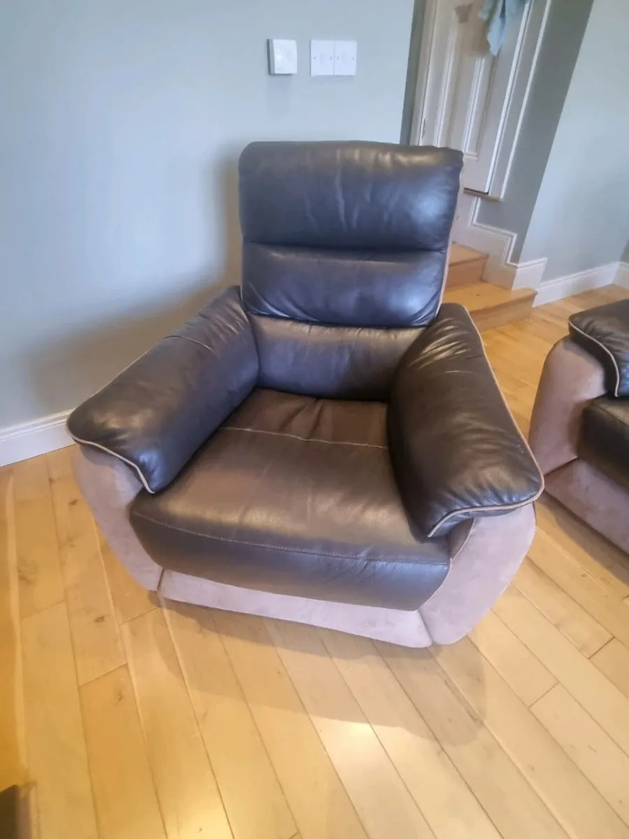 Reclining sofa & Reclining chair - Image 4