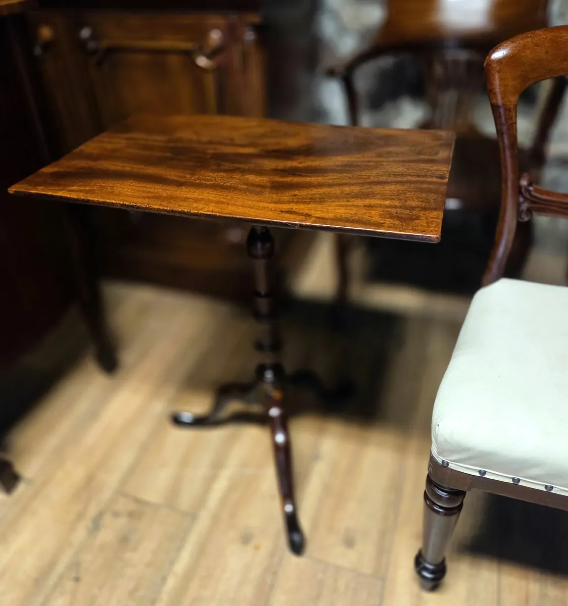Georgian Fold Over Occasional Table- Circa 1800 - Image 3