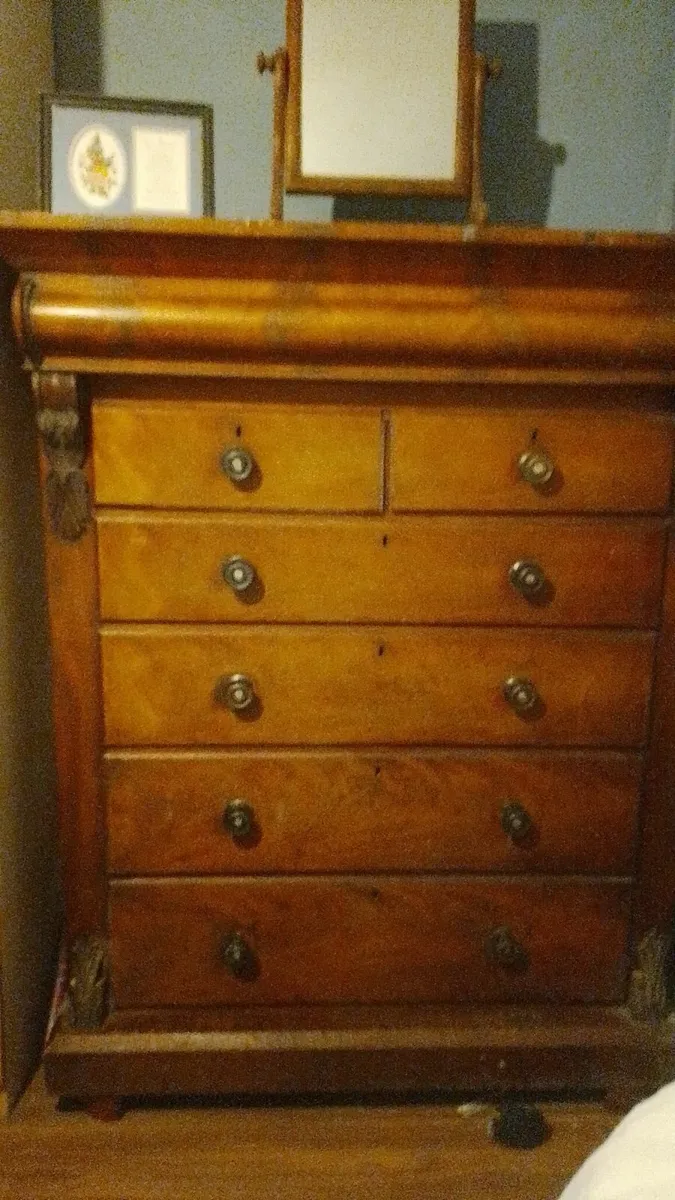 Antique chest of drawers - Image 4