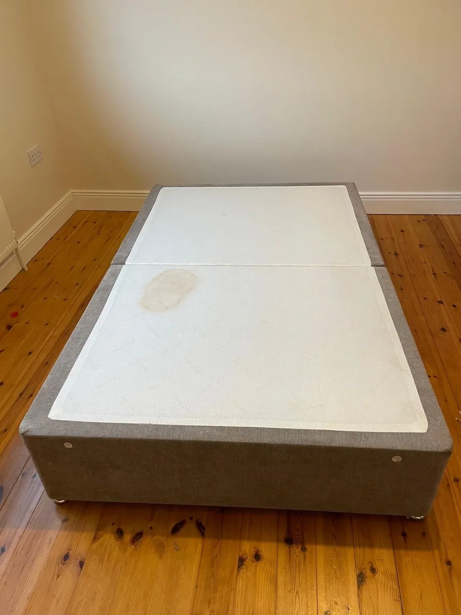 4ft Double Divan Bed and Mattress - Image 2