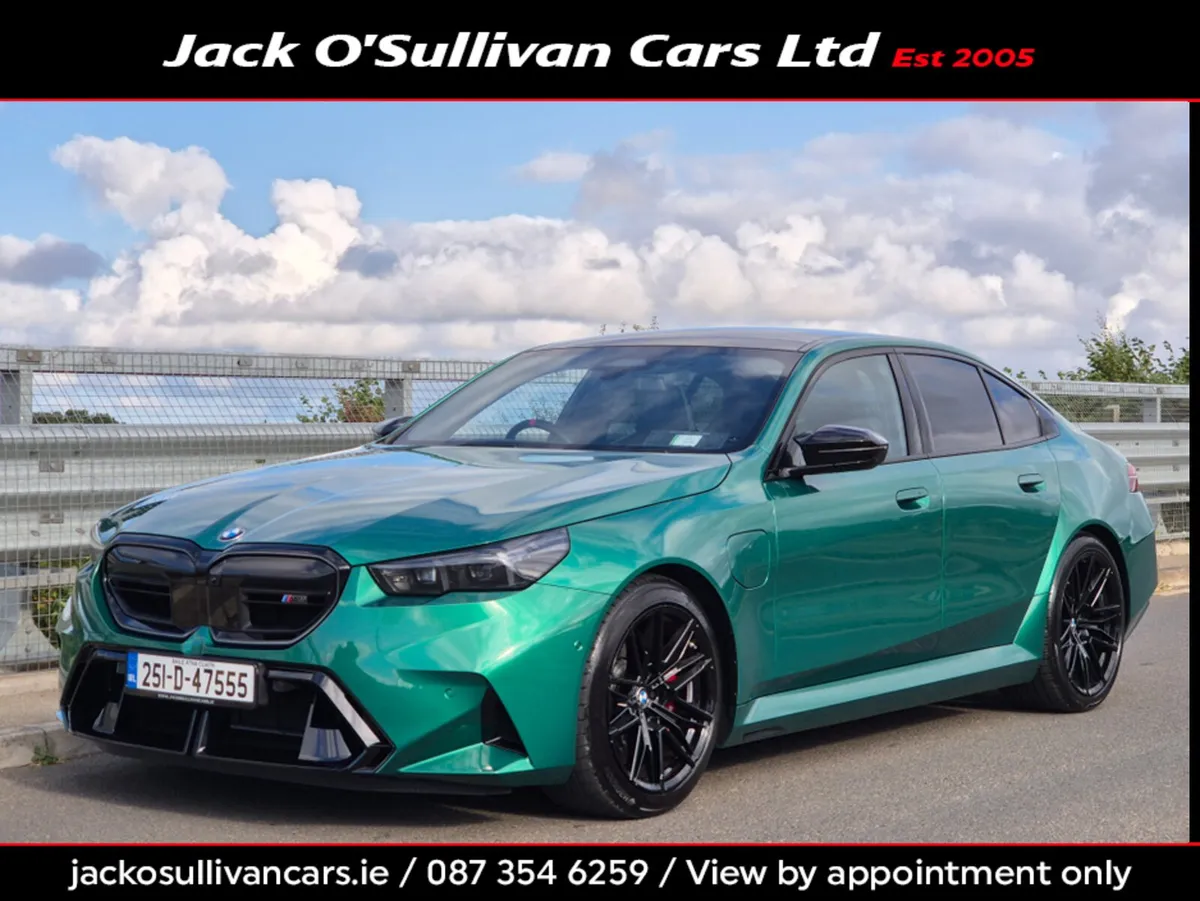 2025'BMW M5 4.4 - 727 BHP - Isle of man green - Image 1