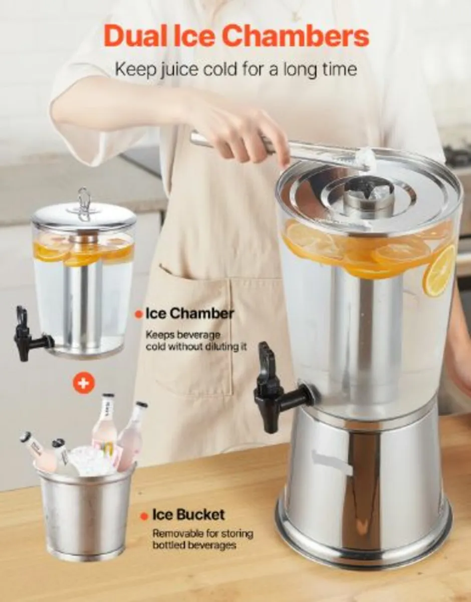 Drink Dispenser 8L Beverage Dispenser for Parties - Image 3