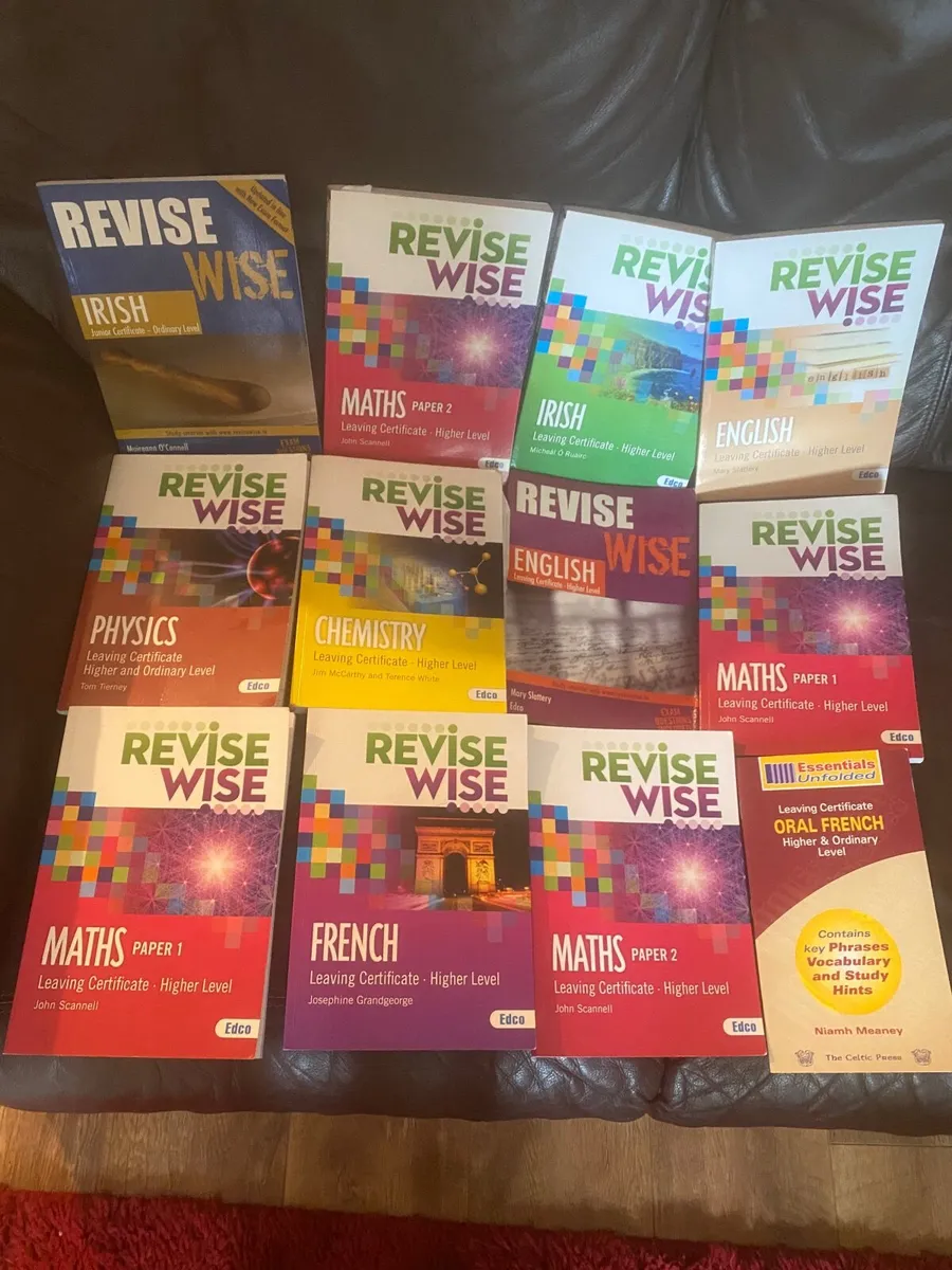 Leaving cert revision books revise wise