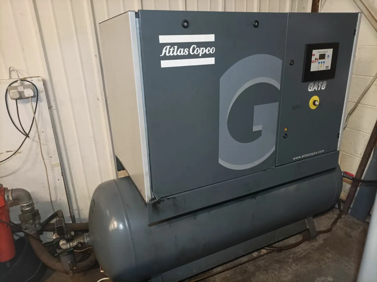 Air Compressor with Cylinder Tank - Image 1