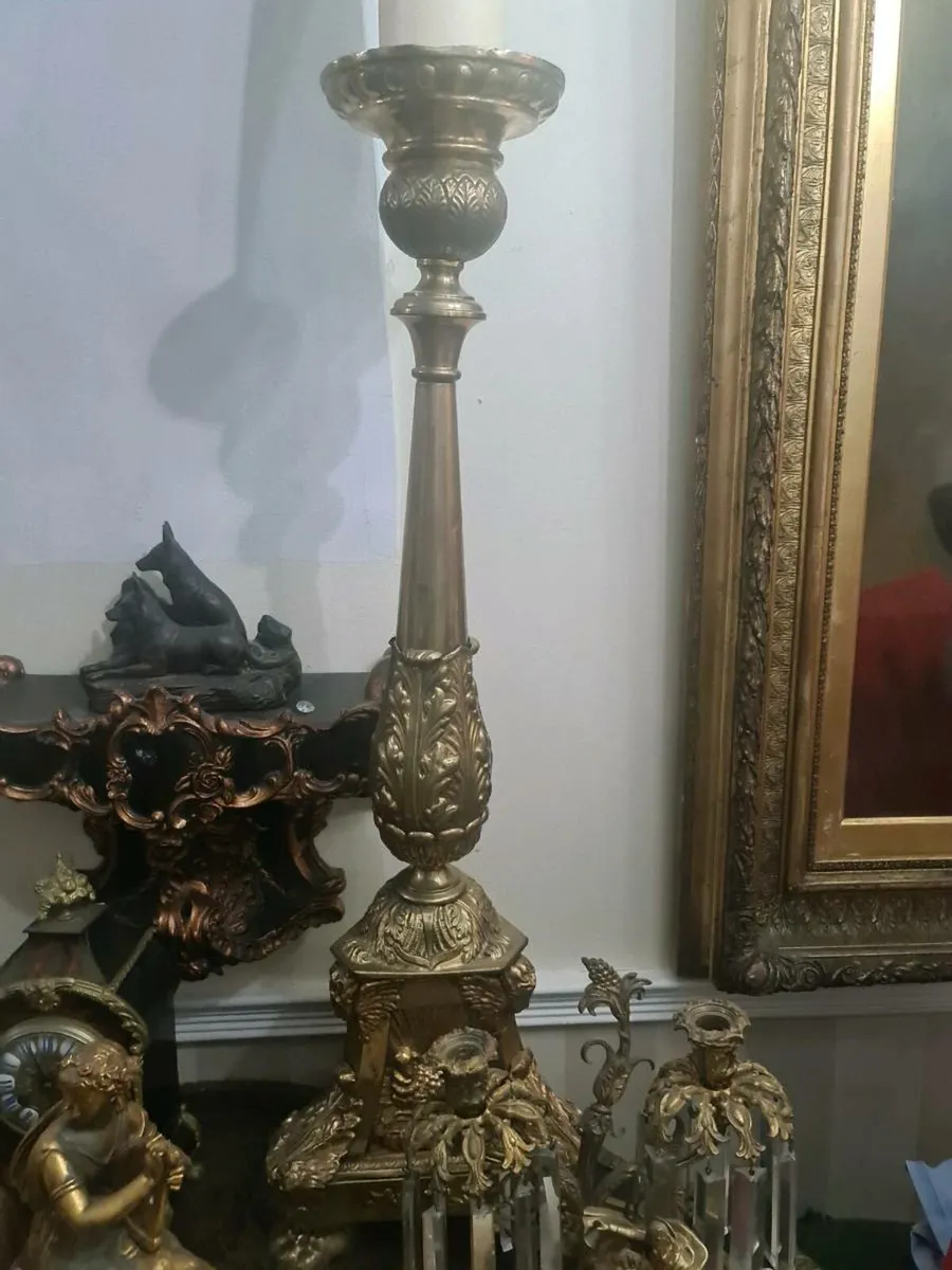 Large Ecclesiastical Church candle holder - Image 1