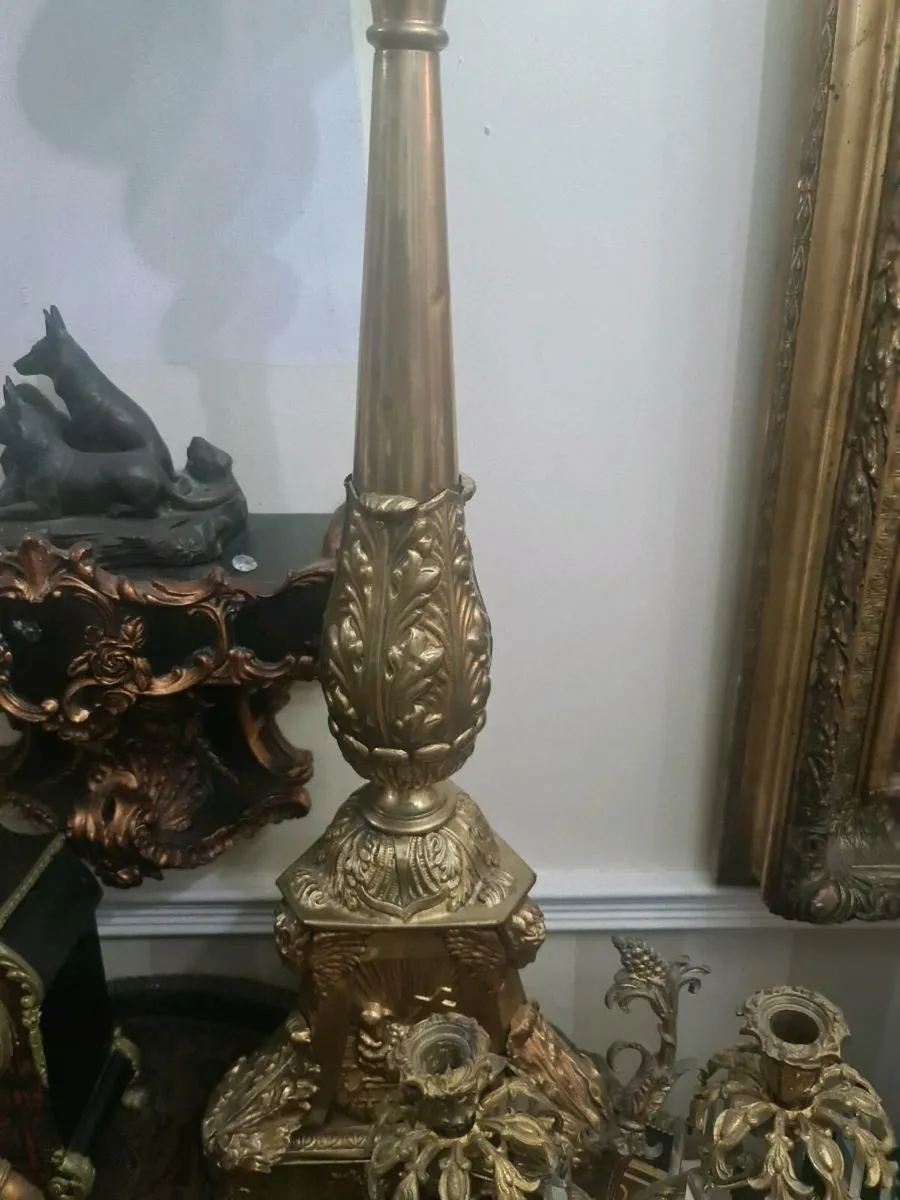 Large Ecclesiastical Church candle holder - Image 2