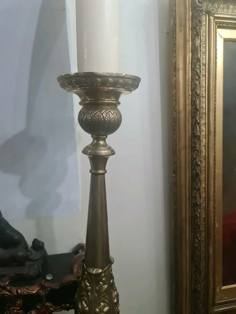 Large Ecclesiastical Church candle holder - Image 4