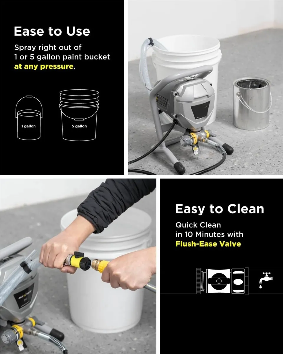 Paint Sprayer  W ith Kit High Efficiency - Image 3