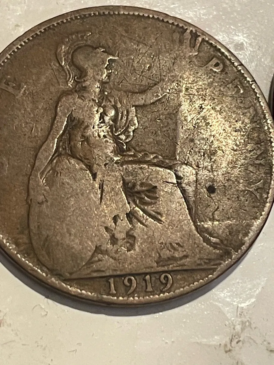 1919 and 1920 George V Coin - Image 2