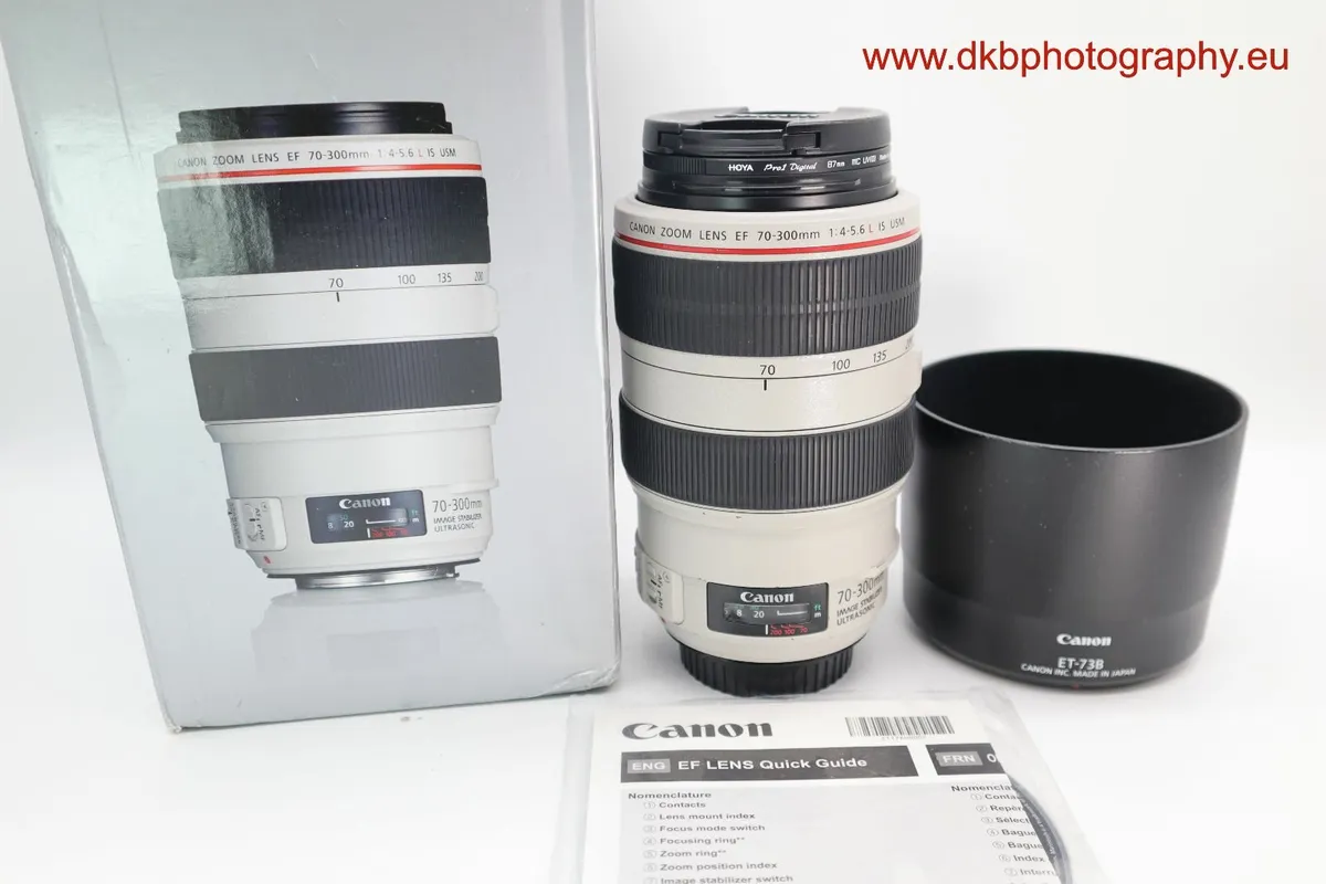 CANON EF 70-300mm F4-5.6L IS USM LENS #0515 - Image 1