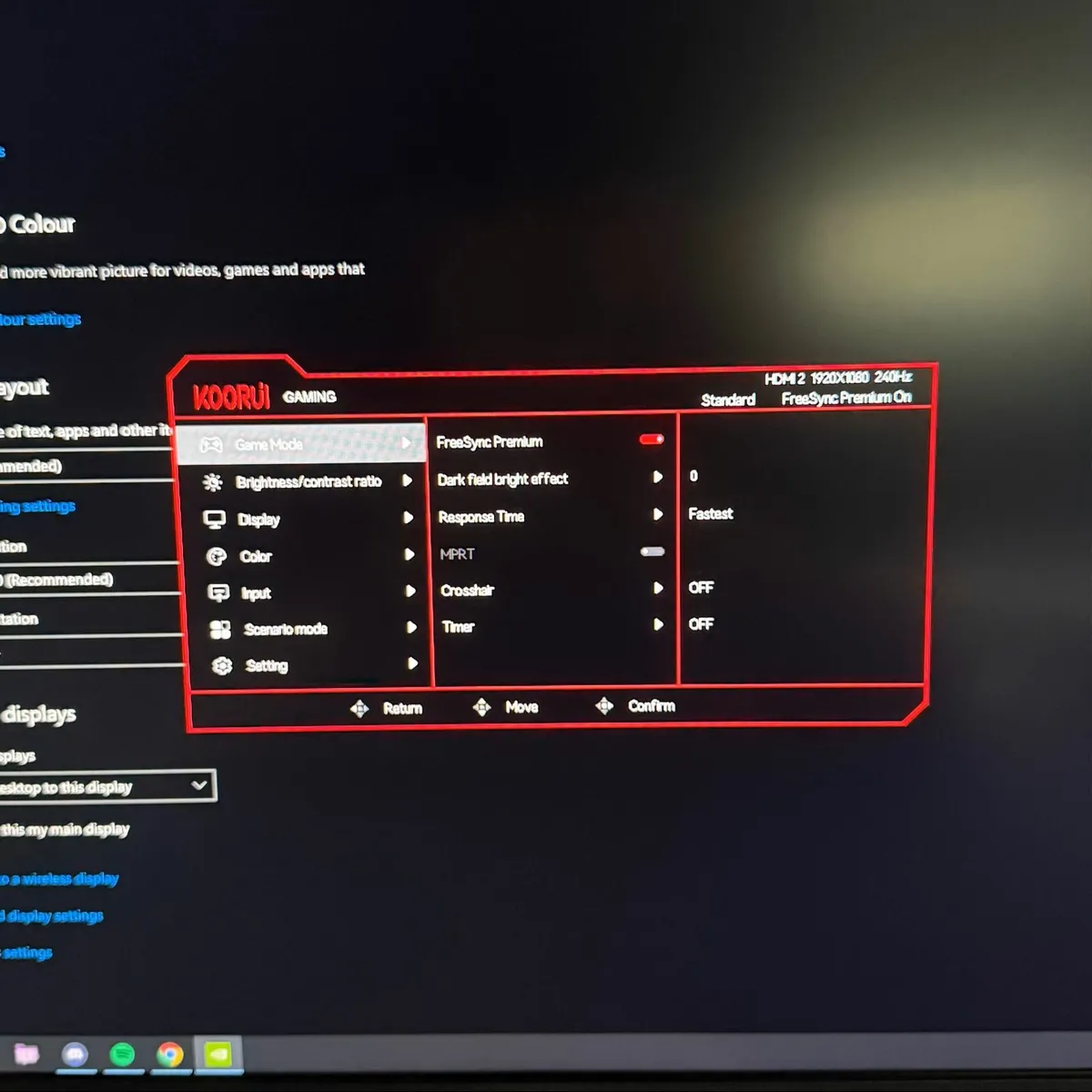 1080p 240Hz 27" Gaming Monitor - Image 3
