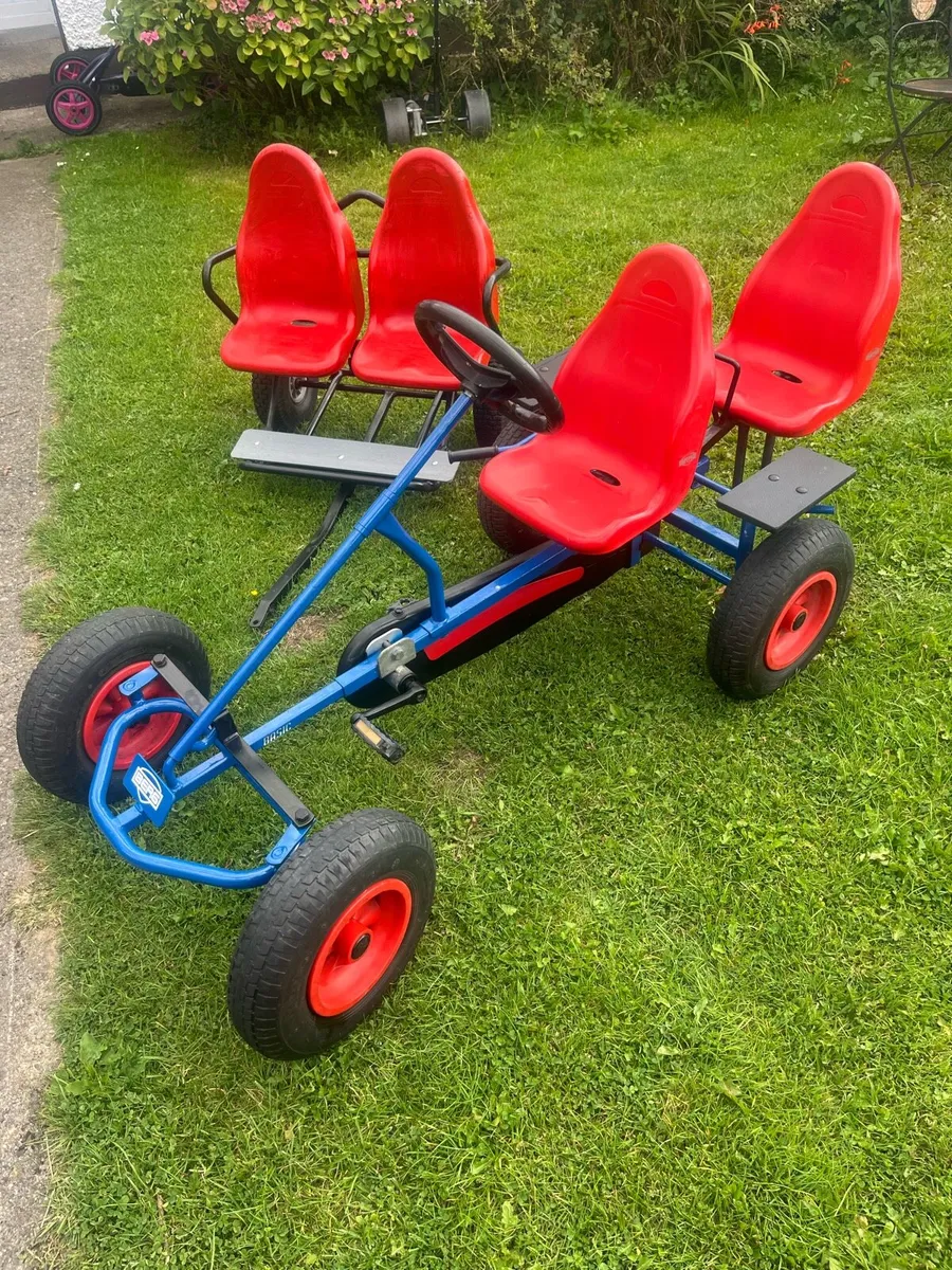Berg go kart an 2 seater trailer - Image 1