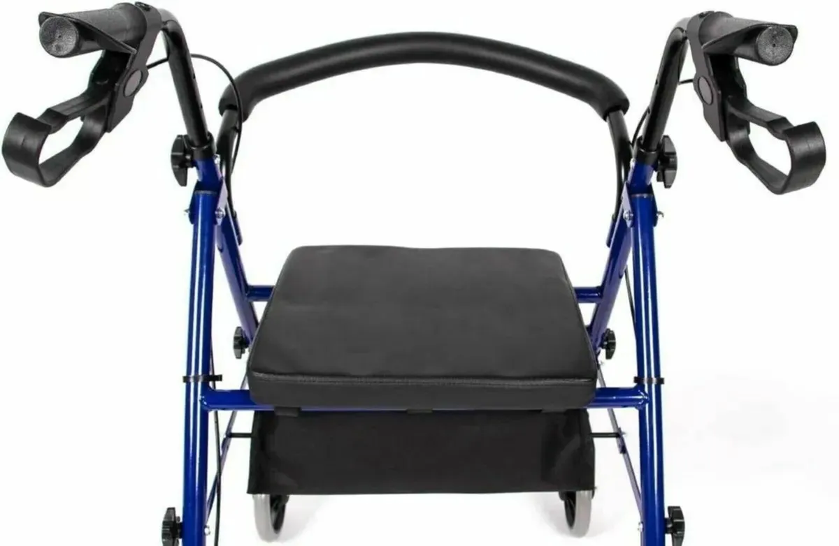 Rollator lightweight with foldable basket tray - Image 4