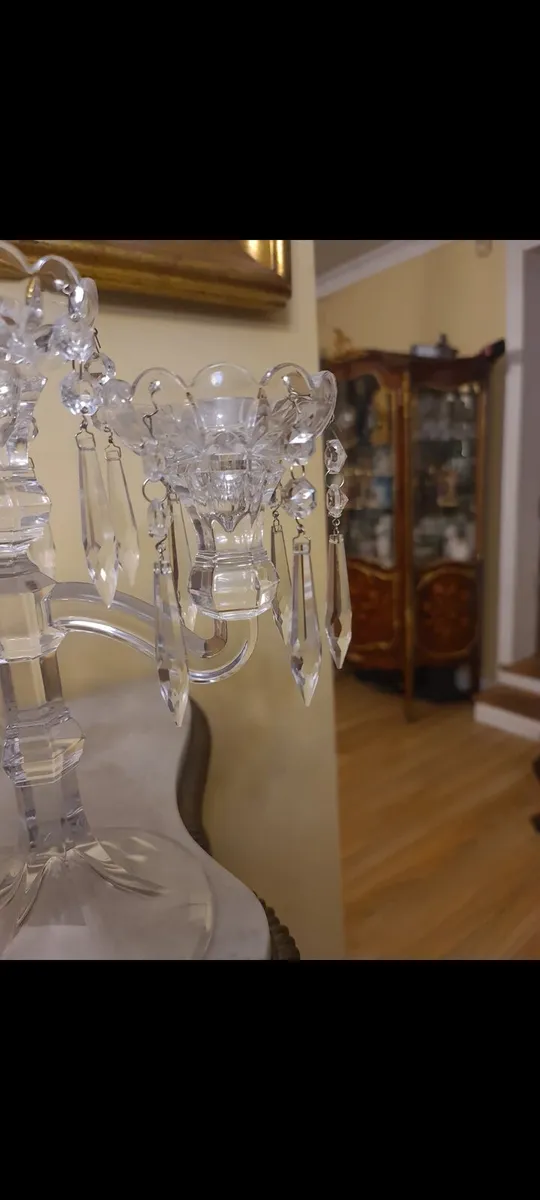 Bohemian led crystal candleabra - Image 4