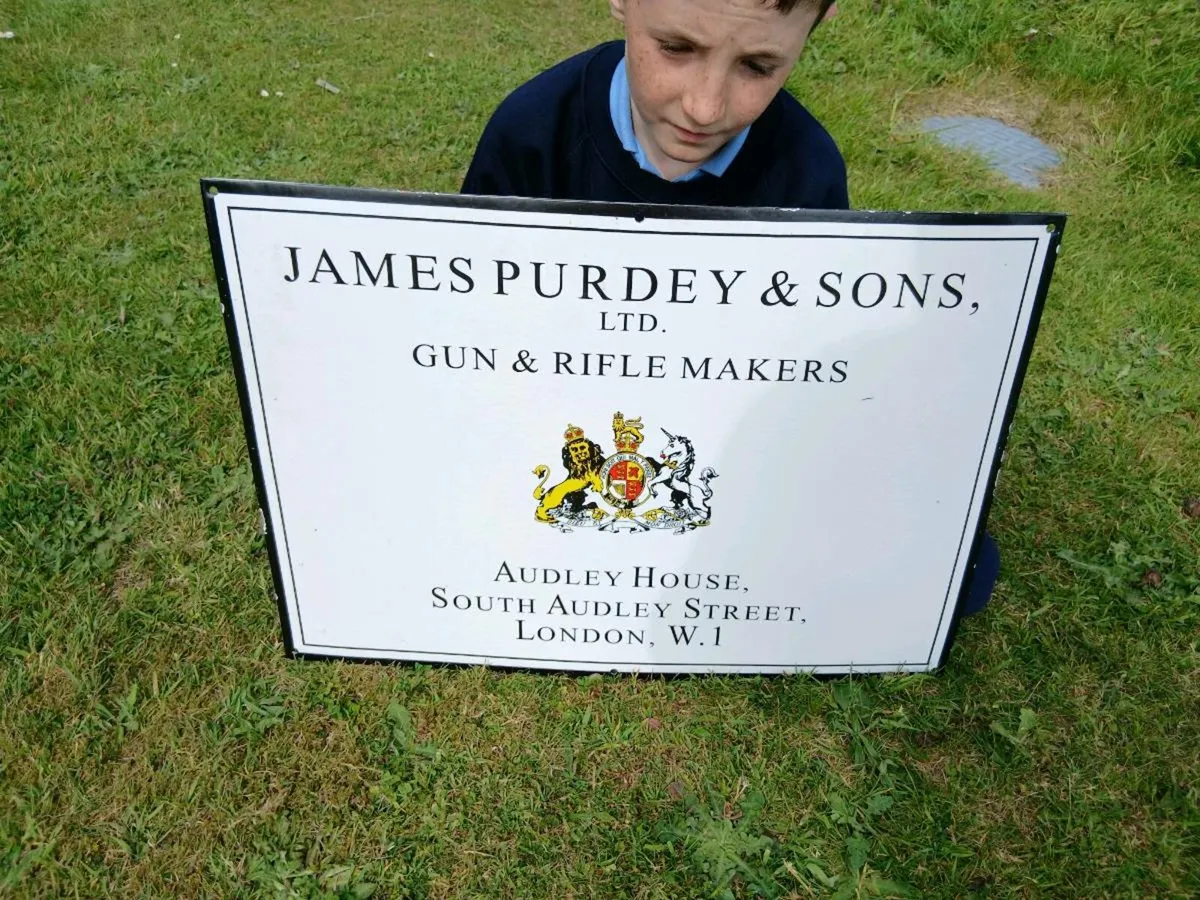 James Purdy & Sons Enamel Sign - Image 1