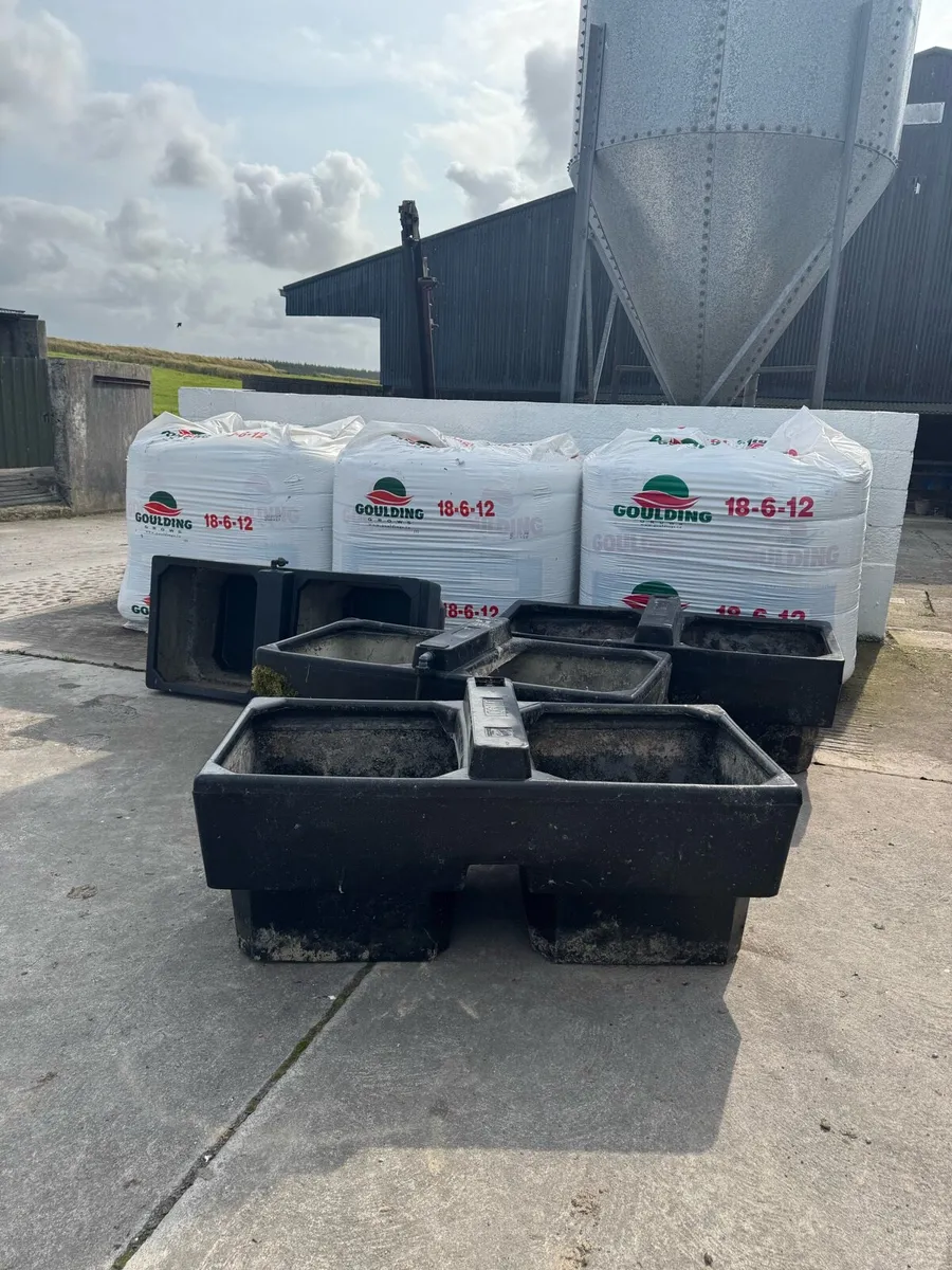 6 x 90 gallon water trough - Image 2