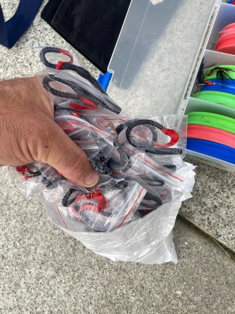 Sea fishing tackle rods reels box weights lures - Image 4