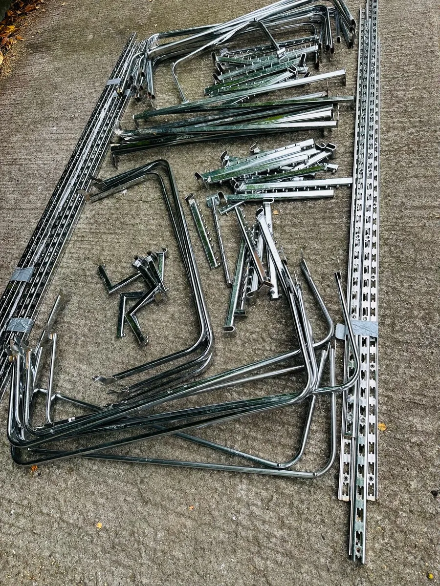 CHROME CLOTHING SHOP RETAIL RAILS SET UP - Image 2