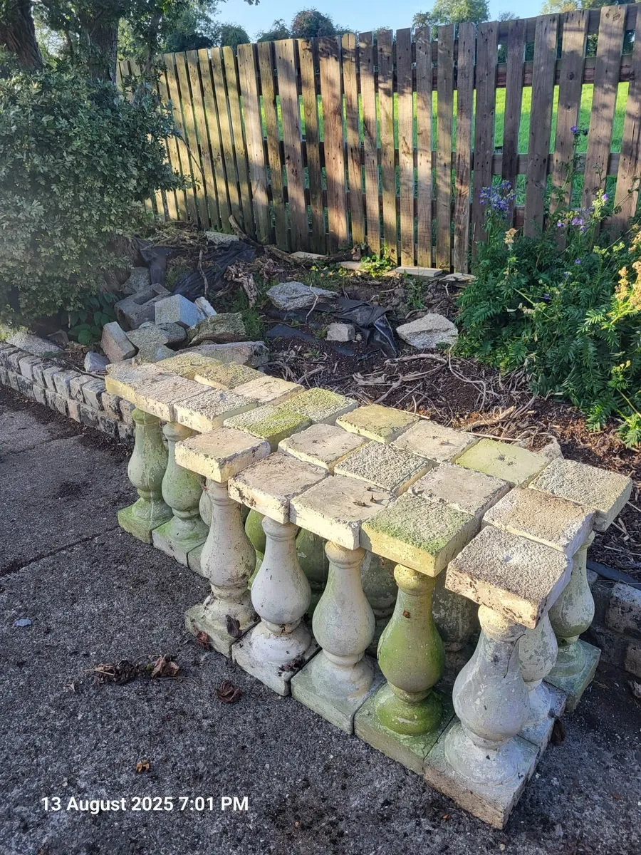 salvaged concrete balustrades - Image 2