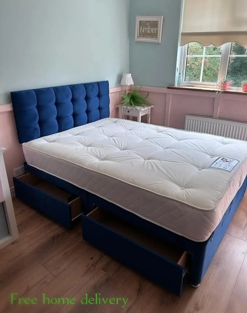 Quality beds available with or without mattress, m - Image 3